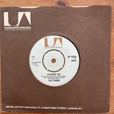 FATS DOMINO - BLUEBERRY HILL / PLEASE DON’T LEAVE ME - UNITED ARTISTS REISSUE