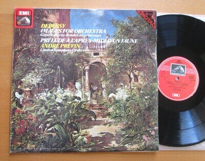 ASD 3804 Debussy Images Prelude D'Un Faune Andre Previn EMI Digital Vinyl NM/VG