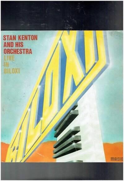 STAN KENTON & HIS ORCHESTRA LIVE IN BILOXI MISSISSIPPI 1958 VINYL ALBUM