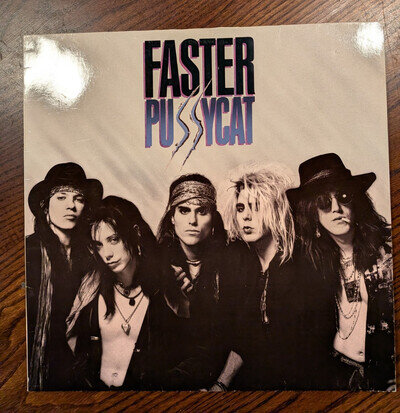 Faster Pussycat - Faster Pussycat - 12" Vinyl Record Album LP 1987 960730-1