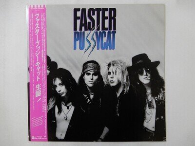 Faster Pussycat Elektra P-13534 Japan VINYL LP OBI