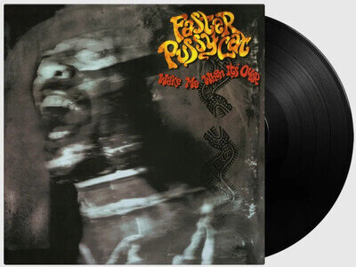 Faster Pussycat - Wake Me Up When It's Over- 1LP G/F Black Vinyl - In Stock