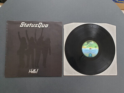 STATUS QUO - HELLO! 1973 UK PRESS 12" VINYL RECORD LP EX