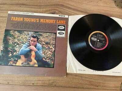 Faron Young’s Memory Lane, Vinyl Lp Record, First Pressing, MINT