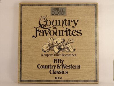 FARON YOUNG / HANK THOMPSON COUNTRY FAVOURITES (3xLP) (413) 20+ Track LP includi