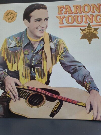 FARON YOUNG THE SHERIFF, VINYL LP, ALEB2305 Village vinyl record