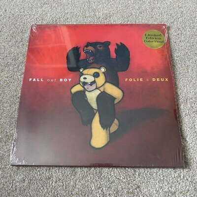 Fall Out Boy – Folie A Deux Vinyl Record SEALED 2xLP BROWN Opaque 2018