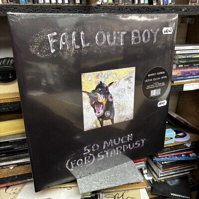FALL OUT BOY – So Much (For) Stardust (2023) NEW CLEAR VINYL LP - Sealed NEW LP