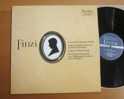 SRCS 92 Finzi Clarinet Concerto Grand Fantasia Peter Katin NM Lyrita Nimbus