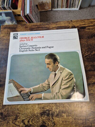 George Malcolm Plays Bach - Italian Concerto / Chromatic Fantasia & Fugue / Engl