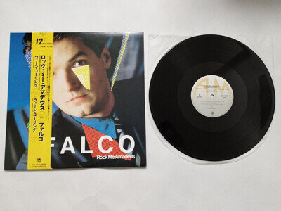 FALCO - ROCK ME AMADEUS - JAPAN JAPANESE 12" VINYL + OBI