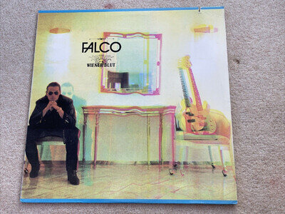 12" FALCO Wiener Blut LP Vinyl 1988 SIRE Ex Electronic Synth Pop 1-256901