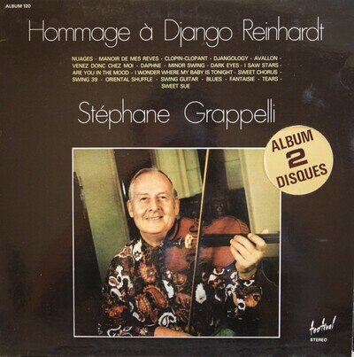 Stéphane Grappelli - Hommage À Django Reinhardt (2xLP, Album, RE, Gat) (Near M