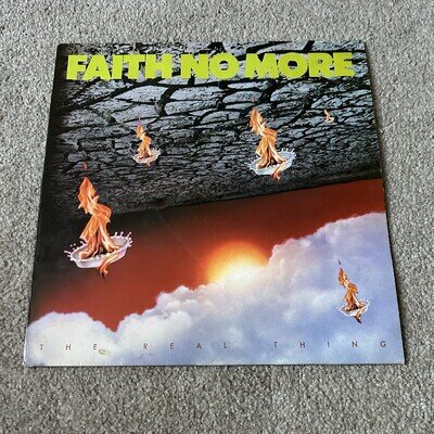 Faith No More – The Real Thing Vinyl Record FIRST UK Pressing 1989