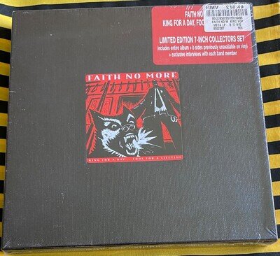 FAITH NO MORE KING FOR A DAY….FOOL FOR A LIFETIME 7x 7” VINYL BOX LIMITED SEALED