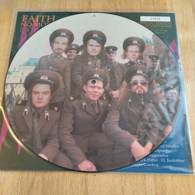 Faith No More Midlife Crisis UK 1992 Ltd Numbered Picture Disc VG+/VG+ condition