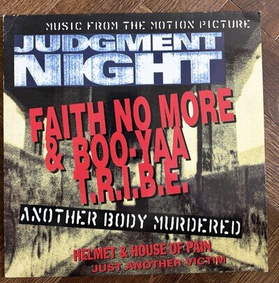 Faith No More 'Another Body Murdered' 12" Vinyl Record Judgement Night Edition
