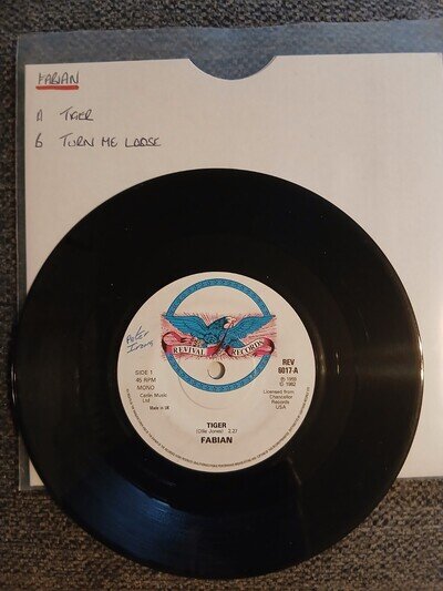 Fabian - Tiger / Turn Me Loose - Revival - REV 6017