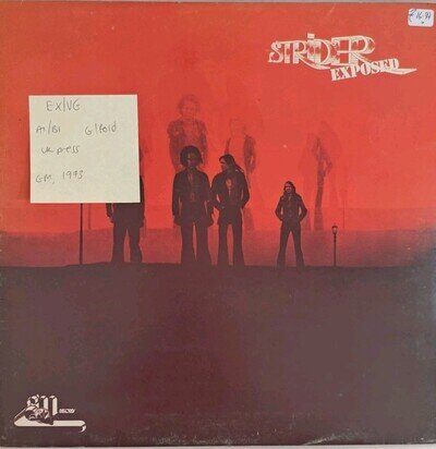 Strider Exposed Vinyl Record EX/VG GML 1002 1973