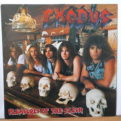 Exodus Pleasures of the Flesh 12" Vinyl LP UK First Press MFN 77