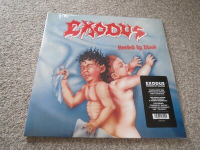 EXODUS ~BONDED BY BLOOD~ VERY HARD TO FIND LTD ED PRESS LP VINYL RED/BLACK READ