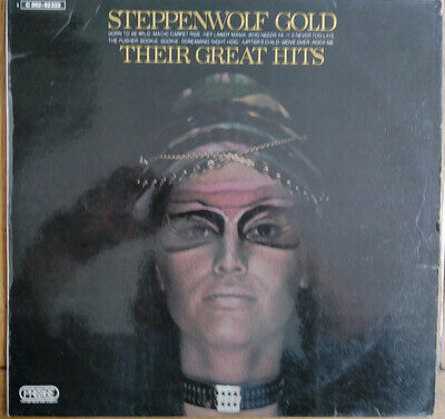 STEPPENWOLF - GOLD ( THEIR GREATEST HITS ) 1971 VINYL LP.