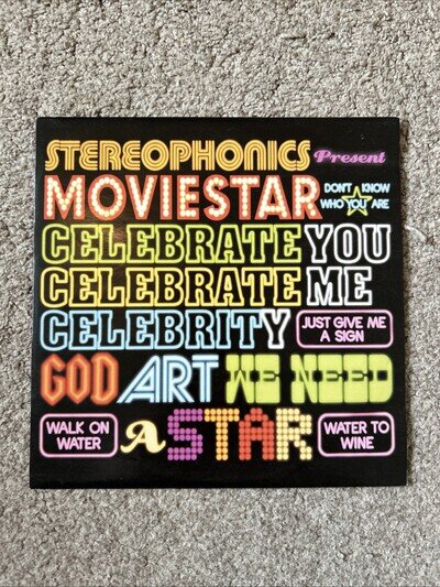 Stereophonics. Moviestar. 7"Vinyl Record 2004