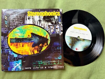 STEREOPHONICS - MORE LIFE IN A TRAMP'S VEST - UK - 7" SINGLE - 1997