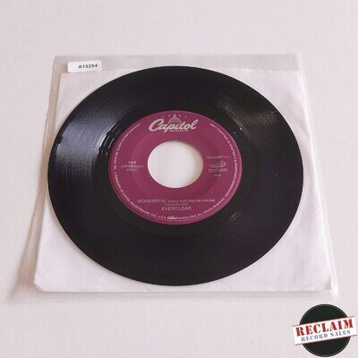 everclear - wonderful 7" vinyl record VG