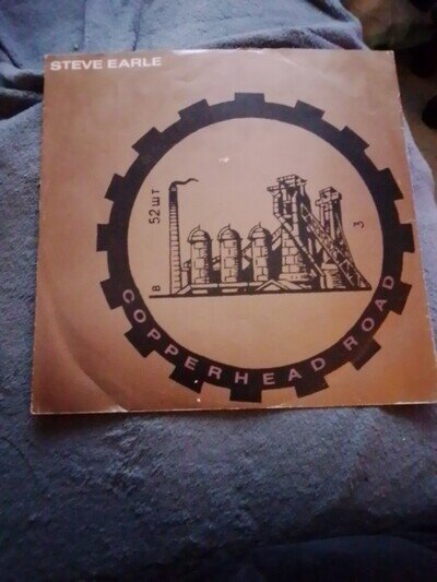 Steve Earle Copperhead Road 12" Vinyl Record. MCA Ex Condition.
