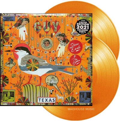 Steve Earle & The Dukes : Guy - 12" Vinyl Album - Orange & Red ***NEW***