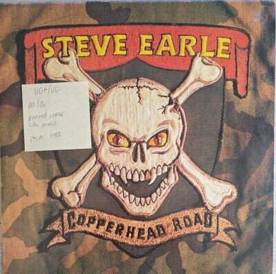 Steve Earle Copperhead Road Vinyl Record VG+/VG MCF 3426 1988