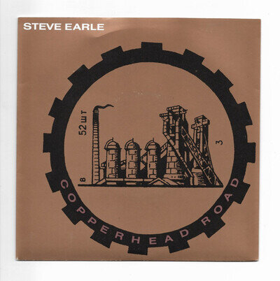STEVE EARLE COPPERHEAD ROAD MCA 1280 7" SINGLE PICTURE SLEEVE 1989 NEW