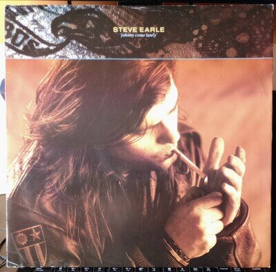 Steve Earle "Johnny Come Lately" 12" Vinyl Single MCAT1301 A1/B1 MCA 1988- EX/EX