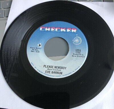 Eve Barnum-‘Please Newsboy/We Go Together’, M-, Northern Soul, Funk