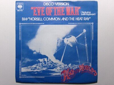 JEFF WAYNE EVE OF THE WAR CBS 7731 DISCO PROMO GERMANY