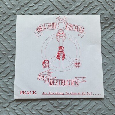 Great Whyte Lyin’ Snake - Eve Of Destruction - 7” Single - US Punk- Unplayed