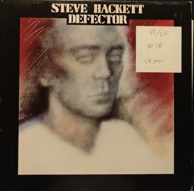 Steve Hackett Defector Vinyl Record VG/VG CDS4018 1980 1st Press