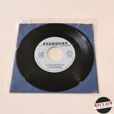 steve lawrence - portrait of my love 7" vinyl record VG+
