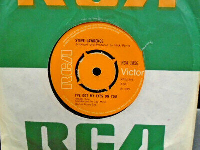 STEVE LAWRENCE " I`VE GOT MY EYES ON YOU " Or.UK RCA EX+ COND.IN Or.SL.