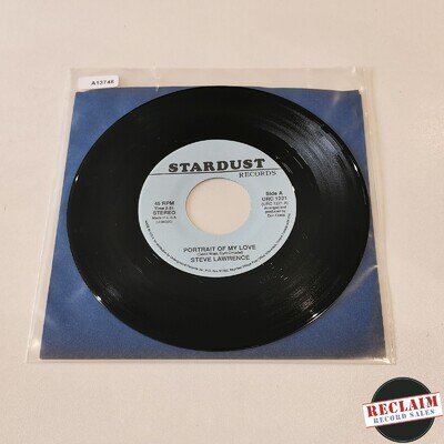 steve lawrence - portrait of my love 7" vinyl record VG+