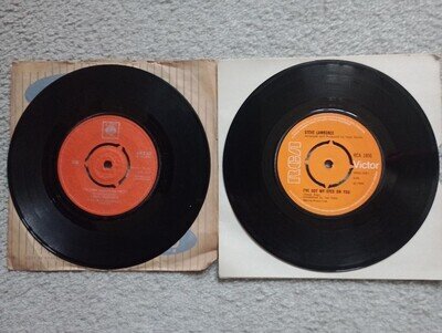 Steve Lawrence –I've Got My Eyes On You and Lady Wants To Twist 7" Vinyl Singles