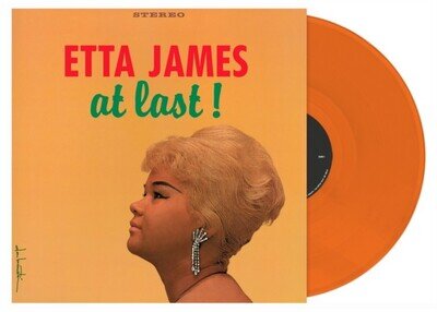 ETTA JAMES - At Last! Orange Vinyl - Vinyl Record - K600z