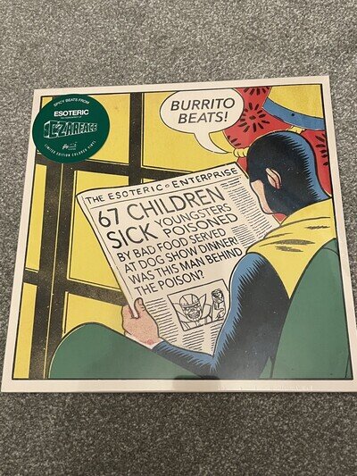 Esoteric Burrito Beats! Vol 1 12" Album Clear Vinyl New hip-hop (Czarface)
