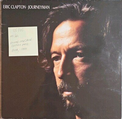 Eric Clapton Journeyman Vinyl Record VG/VG WX322 1989