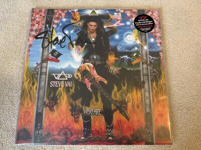 Steve Vai SIGNED Passion and Warfare 25th Anniversary Pink edition 1000 copies