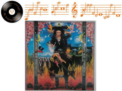 Steve Vai Passion And Warfare Vinyl LP A1 B1 Pressing + Inner Sleeve - EX