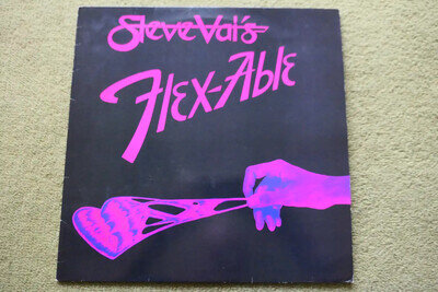 STEVE VAI – FLEX-ABLE LP – Nr MINT A1/B1 UK 1984 FRANK ZAPPA
