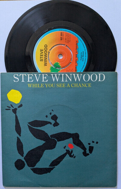 Steve Winwood – While You See A Chance (1980 NEAR MINT 7" Vinyl)