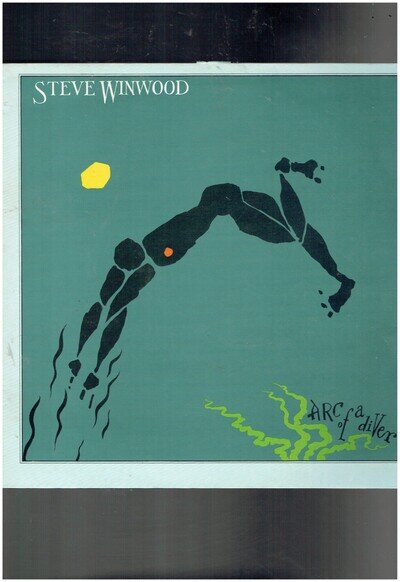 STEVE WINWOOD ARC OF A DIVER 1980 VINYL ALBUM LYRIC INNER